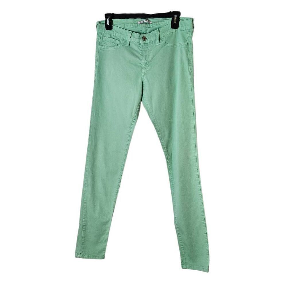 Flying Monkey skinny jeans, low rise, mint. Size 30. #909